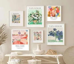 Resimler baskılar tuval duvar sanatı boyama modüler vintage gül resim ev dekor iris badem çiçeği poster livi1586801 için çerçeve yok