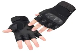 Guanti tattici senza dita Esercito Polizia Militare Knuckle Guanti protettivi da esterno Arrampicata Guanti da ciclismo Touchsn per Uomo Donna8236287