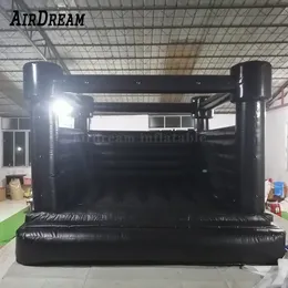 pink beige colorful bounce house inflatable Commercial wedding bouncer kids audits bouncy castle bridal commercial jumper jumping with blower8
