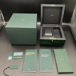 2023 최신 Green Woody Watch Boxes Apbox Booklets 시계 인쇄 사용자 정의 카드 모델 일련 번호 올바른 용지 인쇄
