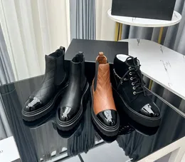 Designer di lusso più nuovo Stivali a corto vera e propria piattaforma piatta piattaforma piatta piattaforma piatta e caviglia invernale