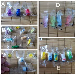 5 tipi Punta a goccia in acrilico Punta a goccia in plastica Bocchino colorato per atomizzatore serbatoio da 510 fili RDA RDTA in magazzino
