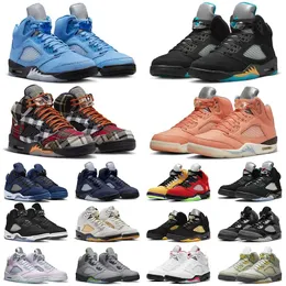 Jumpman 5 Buty do koszykówki Georgetown 5s Navy Aqua Burgundy Man Lucky Green Concord Racer Blue Raging Bull Fire Red Suede Jade Horizon Sail Treakers