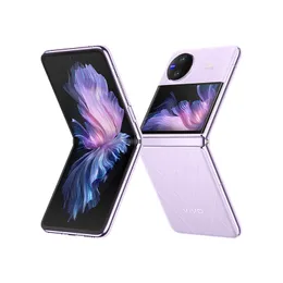 Oryginalny Vivo X Flip 5G Składany telefon komórkowy Smart 12 GB RAM 256GB ROM Snapdragon 8+ Gen1 Android 6.74 "Dwukasowy ekran 50.0MP OTG NFC Wake Identyfikator linii papilarnej