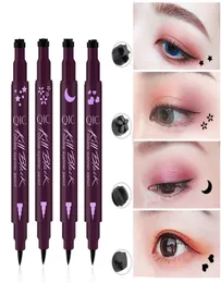 Supme Eye Liner płyn makijaż ołówek wodoodporne czarne podwójne znaczki makijażu ołówek 4styles RRA18276108814