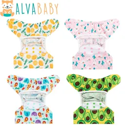 Cloth Diapers U Pick ALVABABY Reusable Diaper Cover Washable Nappy Easy to Use for Baby 230422