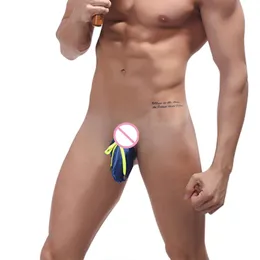 CLEVER - MENMODE сексуальные стринги, эротические простые прокладки для трусов-футляра для геев с стрингами и мешочком, сексуальное нижнее белье