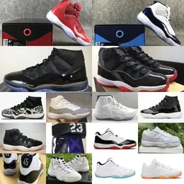 Women Men Real Carbon Fiber 11 Shoes Bred Cherry Cool Grey 2021 Concord 45 Space Jam Cap And Gown Gym Red Velvet Midnight Navy 11s Highest Quality Sneakers