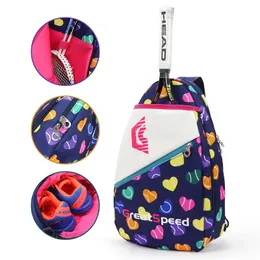 テニスバッグGreetspeed Tennis Badminton Backpack 2 in 1 shourd Children Adult with Shoe Compartment Badminton Racket Bag 231122