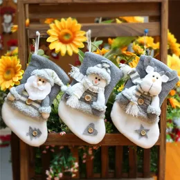 Party Hatts Christmas Stockings Pendant Display Holiday Decorations Winter Thick Ludd Gifts Exquisite Compact Supplies 231122