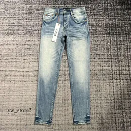 Lila Jeans Designer Herren Jeans Herren Jeans Designer Hosen für Herren Schwarz 2023 Neuer Stil Stickerei Selbstkultivierung und kleine Füße Mode 6541