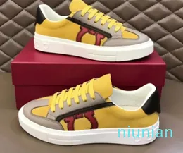 Moda homens designer sapatos confortáveis fundo de couro de luxo Mens festa esportes casuais tênis treinadores sapato navio rápido 03