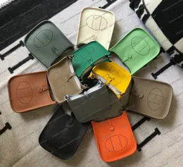 10a designer kvinnor män original äkta kalvläder handgjorda handväska kväll axelväska crossbody handväska med orange låda topp slutkvalitet