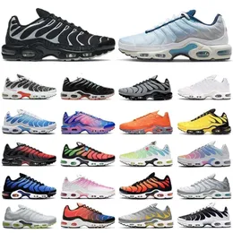 With Box TN men women Running Shoes Aquamarine Particle Grey Triple Bat Lava White Pink Scream Green Hyper Blue mens trainers Outdoor