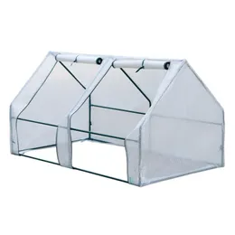 Andra trädgårdsverktyg 180x90x90 cm Mini växthusskydd med rullningsslutter Dörrväxttält Walkin Greenhouse för utomhus utan konsol 230422