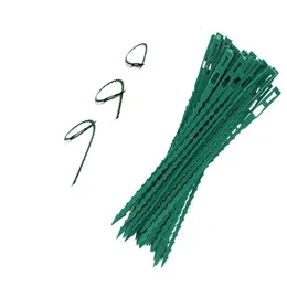 Reusable Garden Cable Ties Plant Support Shrubs Fastener Tree Locking Nylon Adjustable Plastic Cable Ties Tools
