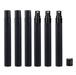 5ml 10ml cam sis sprey parfüm şişesi küçük parfüm yeniden doldurulabilir örnek flakonlar atomizer seyahat alüminyum kozmetik şişeler sn4507