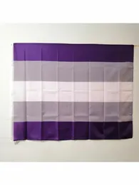 Флаг гордости серого цвета 3x5 футов ЛГБТ-гей-баннер 90x150 см Фестиваль, вечеринка, спортивный подарок, 100D полиэстер, флаги с принтом в помещении и на открытом воздухе и B5013028