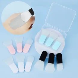 Make-up-Pinsel, 3-teiliges Set. Die praktische Gesichtsmaske besteht aus Kieselgel, das für jede Art von Make-up geeignet ist
