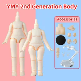 Dolls Second Generation Ymy Joint Doll Body Boy Boy Girl Girl Girl Girl Toy Girl代替手ハンドアクセサリーfor Obitsu 11 GSC Head OB11 112BJD 231122