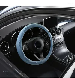 Steering Wheel Covers DIY Black Cover Artificial Leather Car For BYD SONG PLUS DM-i EV 2023