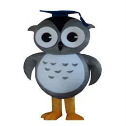 Professional Custom Brown Owl Mascot Costume Character Owl Dr Mascot Clothes Christmas Halloween Party Fancy Dress218x