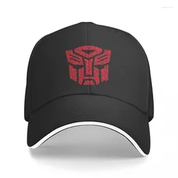 Boll Caps Autobots Red Transformer Film Baseball Cap Men Hats Women Visor Cycling Snapback