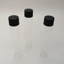 Garrafa de tubo vazio Tubos de embalagem king size de 120 mm Etiquetas personalizadas Tubos de vidro transparente