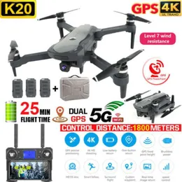 새로운 RC 드론 4K 전문 HD 카메라 5G WiFi 접이식 RC 헬리콥터 WiFi FPV 고도 보이 선물 장난감