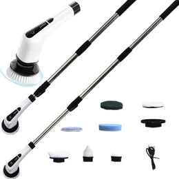 Vacuums 8in1 Multifunctional Electric Cleaning Brush USB Charging Bathroom Wash Kitchen Tool Household 231123