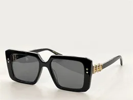 새로운 패션 디자인 스퀘어 선글라스 뉘앙스 -21 아세테이트 프레임 현대 아방가르드 스타일 고급 야외 UV400 보호 안경