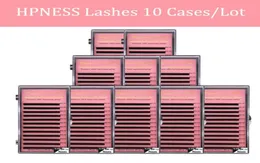 HPness 10 Trayslot Eye Lashes Soft Korea Silk Volym Eyelash Extension Classic Lashes For Eyelash Salon8608363