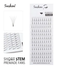 Seashine Drop 6D short stem pre fans eye lashes russian volume individual false eyelash extension manufacturer5000630