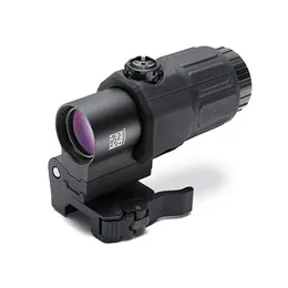 Tactical G33 Magnifier 3x Magnification Scope with Switch to Side STS Quick Detachable Mount Hunting Rifle Optcs Weaver Rail