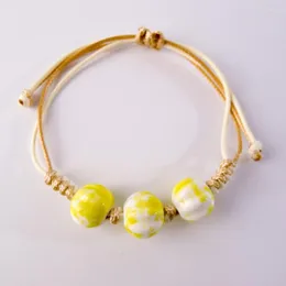 Strand Ceramic Beads Hand-made Bracelet Bohemian Charm For Women Gift Bracelets #EZ501