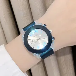손목 시계 브랜드 빛나는 다이얼 쿼츠 시계 간단한 패션 실리콘 스트랩 여성 손목 시계 reloj de mujer 선물 시계 드롭 드롭
