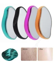 Crystal Hair Eraser Physical Hair Remover Painless Safe Epilator Återanvändbart Glass Shaver Hair Removal Tool 400st.