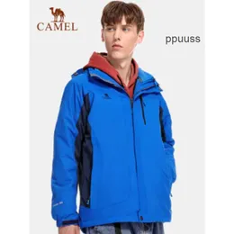 Designer Camel Arcterys Giacche Abbigliamento Cappotti Tuta da sprint per esterno antivento e impermeabile Coppia stile Tuta da sprint 3in1 calda e traspirante antivento A4W2170