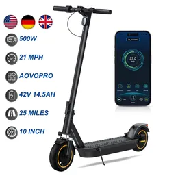Other Sporting Goods Electric Scooters AOVOPRO ESMAX Scooter 500W 40kmh Adult Smart APP Double Shock Absorbing Foldable 231122