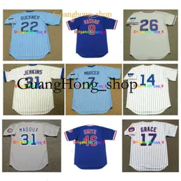 Guanghong Gerileme Andre Dawson Cooperstown Beyzbol Formaları Billy Williams Maddux Buckner Ryne Sandberg Bobby Murer Kessinger Ernie Banks Ferguson Nadir