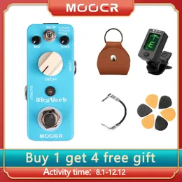 Mooer MRV2 Sky Verb Pedal De Guitarra Reverb Процессор для электрогитары 3 Режим реверберации Запчасти для электрогитары Эффектор Mtrue Bypass