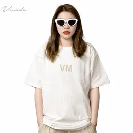 Men's T Shirts VMADE T38 Heavy Cotton Barrel T-shirt Men's Clothing Larger Prints Streetwear Casual Hip