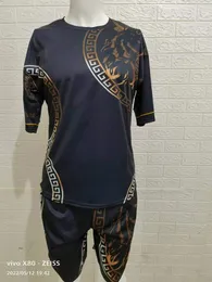 Mens T -skjorta Tracksuits Tryckt Hawaii Beach Set Short Sleeve T -shirt -outfit Tracksuit Streetwear Plus Size 5xl Designer Shirts Dhgate Suits