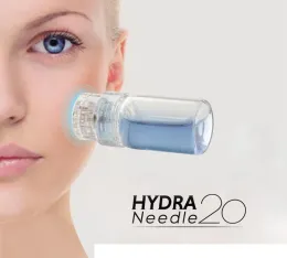 Hydra Roller İğne 20 Aqua Mikro Kanal Mesoterapi Titanyum Altın İnce Dokunmatik Sistem Derma Damga Yüz Güzellik Masajı