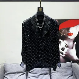 Chemises décontractées pour hommes J0510 Mode 2023 Piste de luxe Design européen Vêtements de style de fête