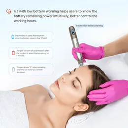 Derma Mesotherapy Electric Wireless Rechargeable Microneedling Pen With Automatic Paint Serums Hydra Pen H3 Skin Care Anti-acne Wrinkle Removal Treatment Device