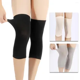 Knee Pads 1 Pair Pad High Stretchy Soft Fabric Tear Resistant Breathable Wear-resistant Cold-Protection Non-slip Leg Sleeve Supp