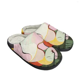 Pantofole Picasso Arte Pittura Lavoro Casa da sogno Cotone Personalizzato Uomo Donna Sandali Peluche Camera da letto Mantieni calde Scarpe Pantofola termica