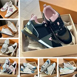 2024 Famous Brand Run Away Sneakers Shoes Low Top Calfskin Leather Trainer Women Men Casual Walking Party Wedding Discount Sports EU35-46