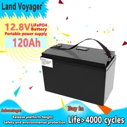 Land Voyager lifepo4 Batteriepack 12 8V 100AH 120AH mit 100A BMS 4S1P 12V Batterien geeignet für USV Haushaltsgeräte in196j